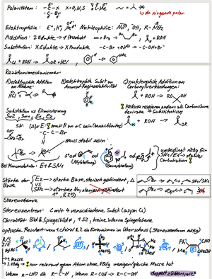Zusammenfassung und Vorgehen OC