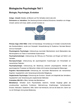 Biopsychologie 1