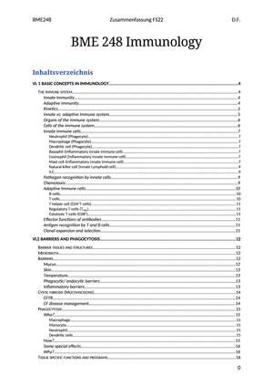 BME 248 Basic in Immunology