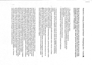 Gedächtnis und Denken Prüfung 2011