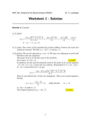 2023 MAT 182 Solutions in English