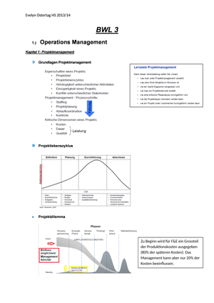 Zusammenfassung BWL III