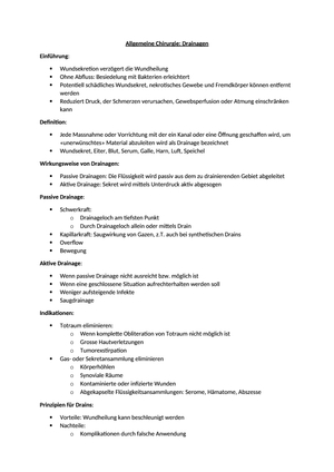 Drainagen Kleintiere