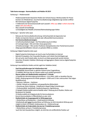 Zusammenfassung grob