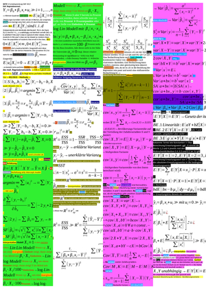 umfangreiche Formelsammlung für EWF