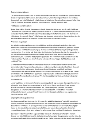 Zusammenfassung Lawler