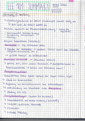 ZF Einführung in die Biodiversität