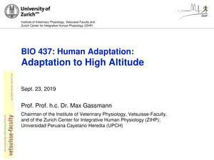 Vorlesung 2 Prof Max Gassmann