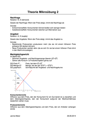Theorie zur Übung 2
