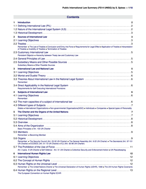 International Public Law ZSF FS14