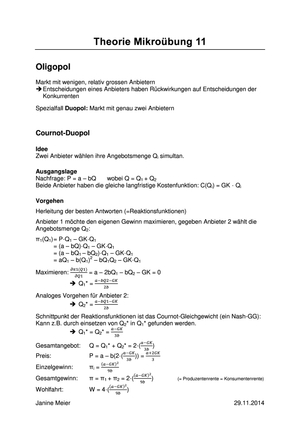 Theorie zur Übung 11