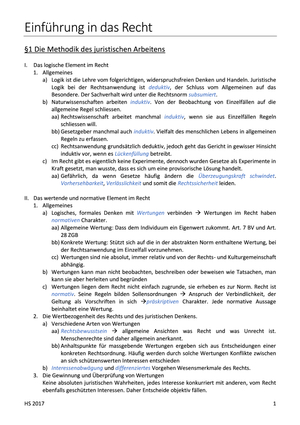 Einführung in das Recht