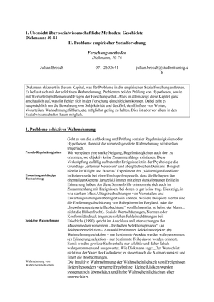 Methoden-Buch-Zusammenfassung Diekmann