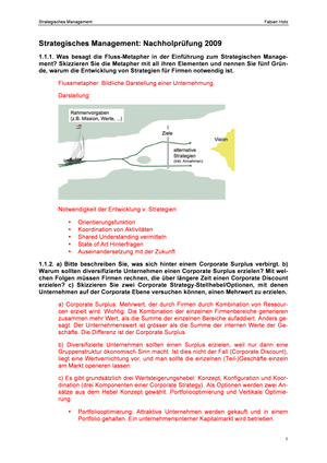 Strat. Mng.: Lösungen Nachhol-Prüfung FS2009