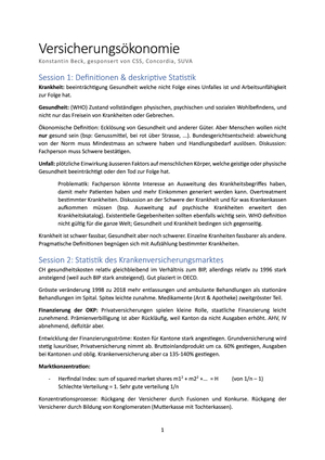 Versicherungsökonomie