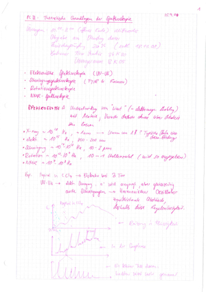 Vorlesungsmitschrift