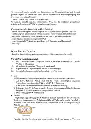 Gentechnik - Manatschal