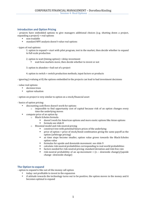 CFM Zusammenfassung Session 4