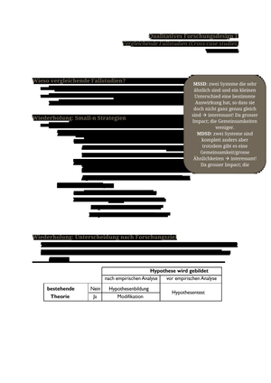 Zusammenfassung Vorlesung 7