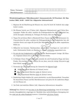 Lösungen zur Prüfung Mikro I HS05 (#1)