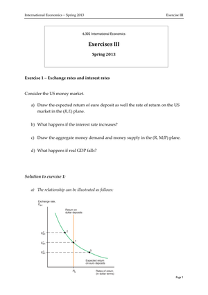 IE Excercise 3 FS13 + Lösung