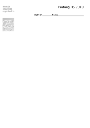 IT Projektmanagement Prüfung