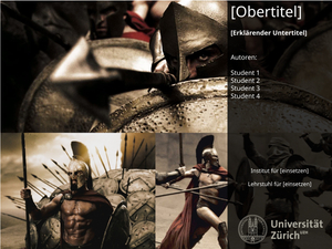 PowerPoint Template für Uni-Präsentationen (rot)