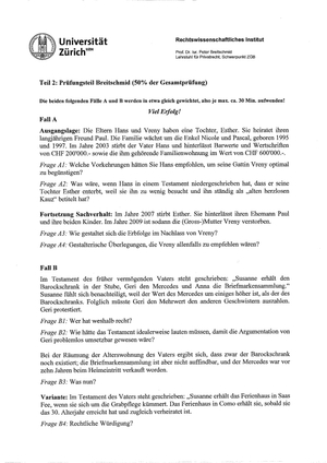 Güter-/Erbrecht Breitschmid Prüfung 2010