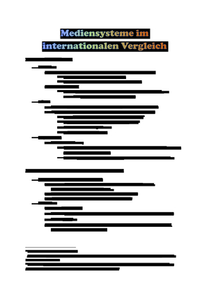 MS im internationalen Vergleich