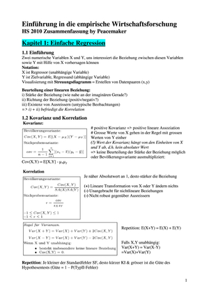 Einführung in die empirische WiFo