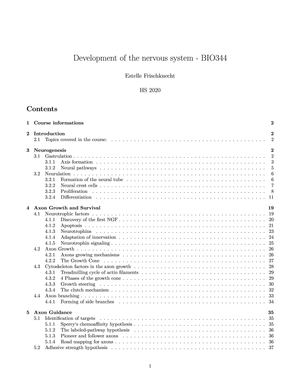 Zusammenfassung BIO344 HS20