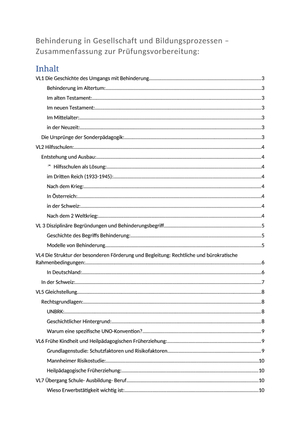 ZMF Behinderung in Gesellschaft und Bildungswesen
