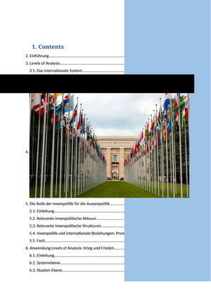 Internationale Politik HS23