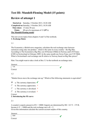 Makro II Test 3 mit Lösungen