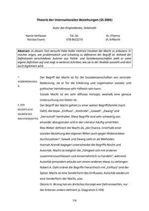 IRT ZSF - Koller: Facetten der Macht