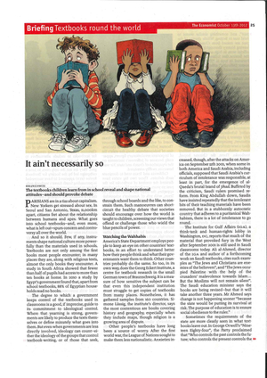 Artikel Economist: Briefing Textbooks Round the Wo