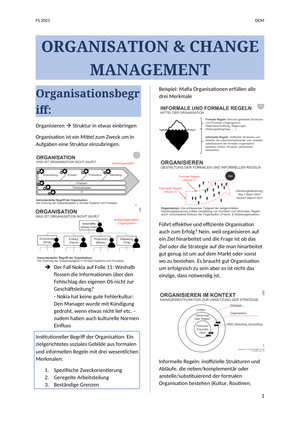 ZF Organisation and Change Management