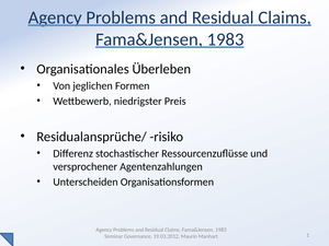 Seminar Governance