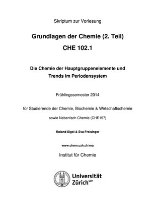 CHE 102 FS14 Skript Teil 1
