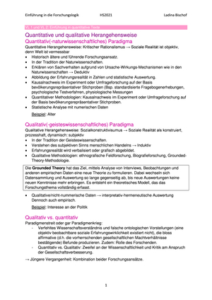 Einführung in die Forschunslogik (Zusammenfassung)
