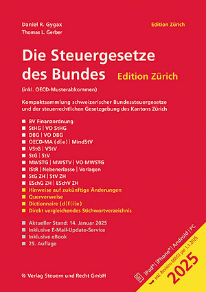 Die Steuergesetze des Bundes  Edition Zürich 2025