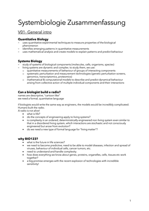 BIO123_Zusammenfassung_Systembio_FS24