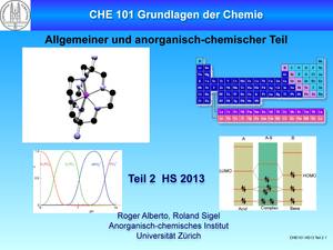 CHE101 HS2013: Teil 2