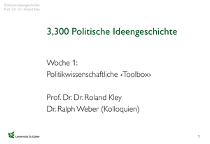 PIG W1 Politikwissenschaftliche Tools (Folien)