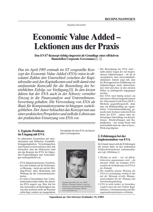 Artikel Lektionen aus der Praxis