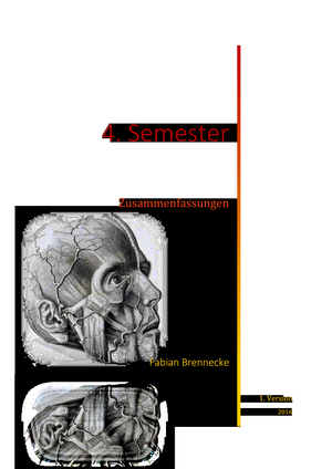 Medizin Zusammenfassung ganzes 4. Semester
