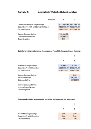 Excel Template für alli üebige