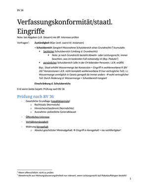 Prüfung der Verfassungskonformität