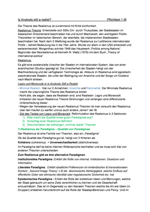 VT Int. Bez.: ZSF Texte - Realist