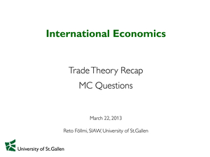 IE FS2013 Slides Vorlesung #5 MC-Fragen